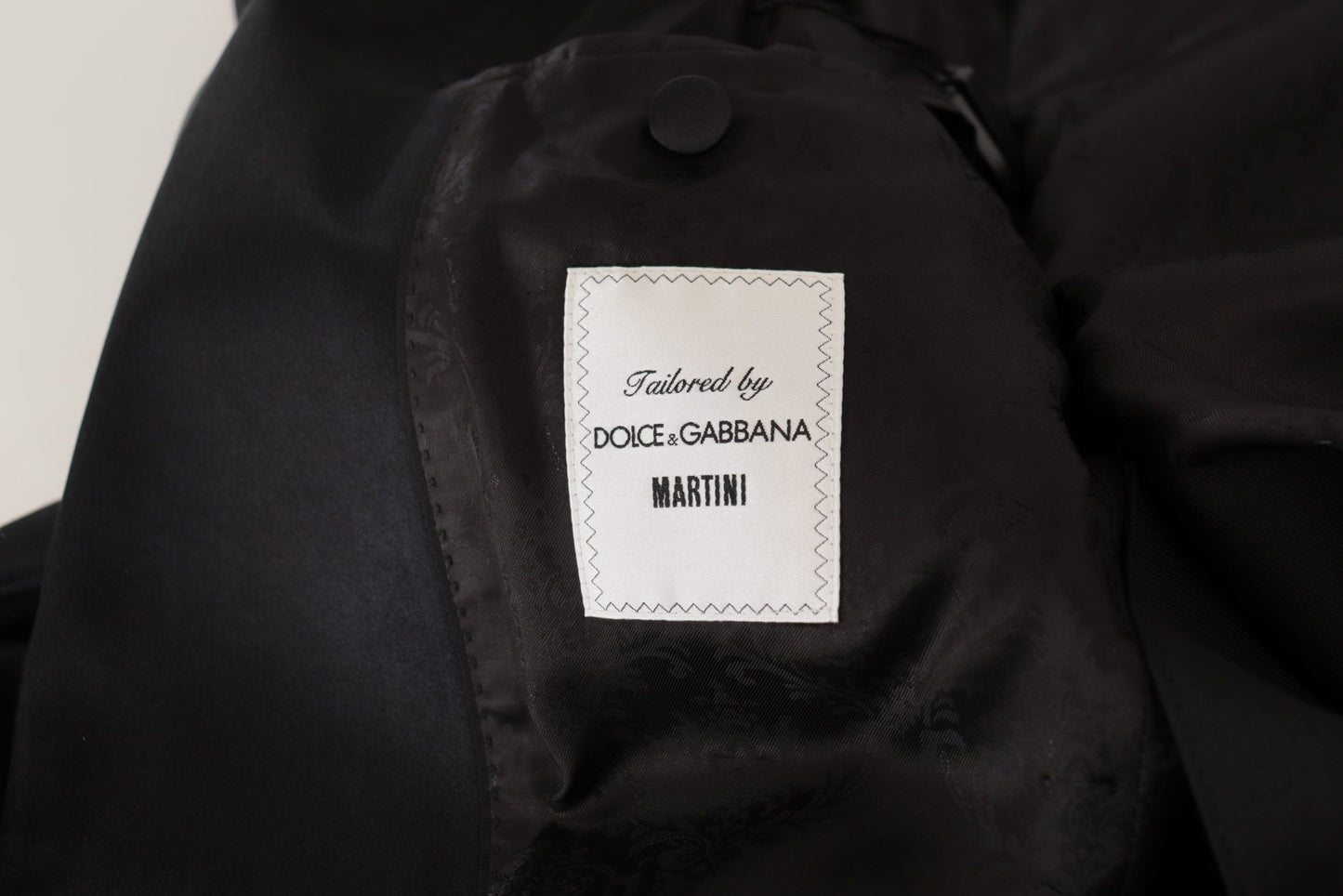 Dolce & Gabbana Black Wool Single Breasted MARTINI Blazer