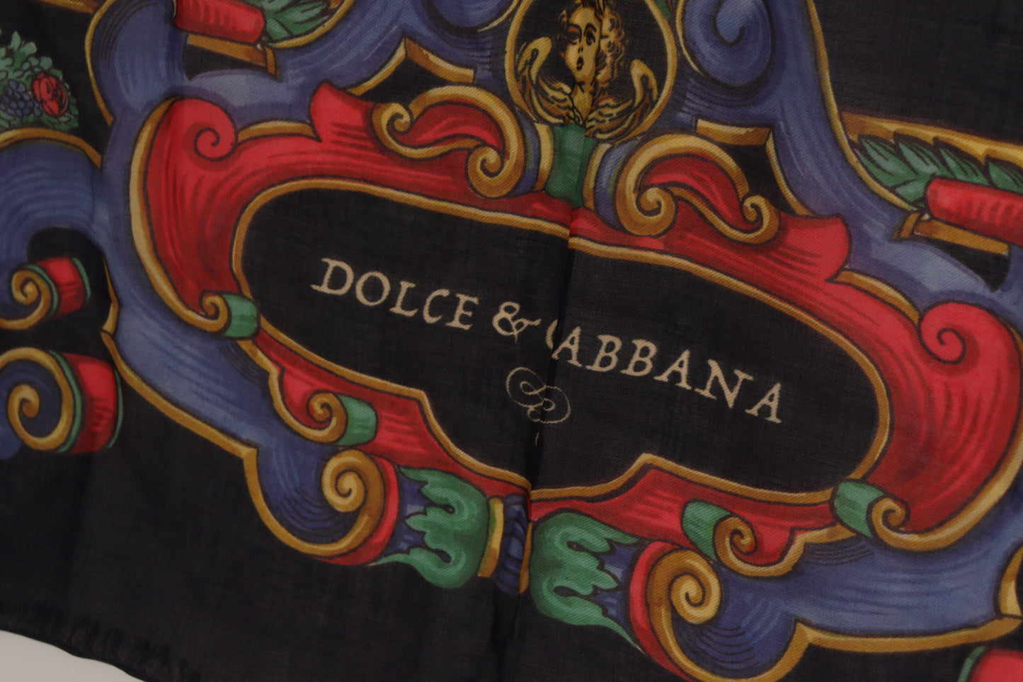 Dolce & Gabbana Elegant Multicolor Silk-Blend Men's Scarf