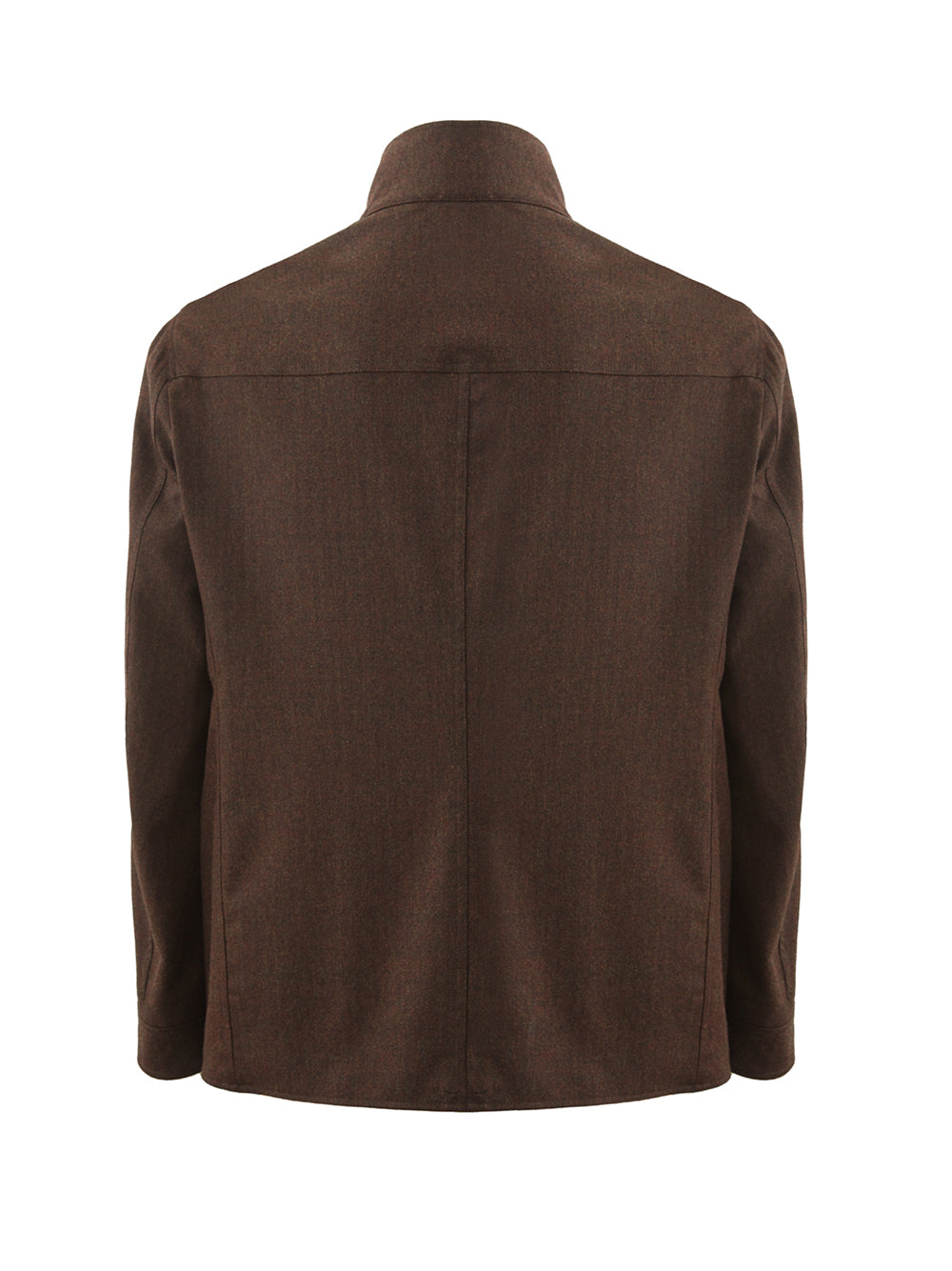 Lardini Elegant Reversible Blue-Brown Wool Jacket