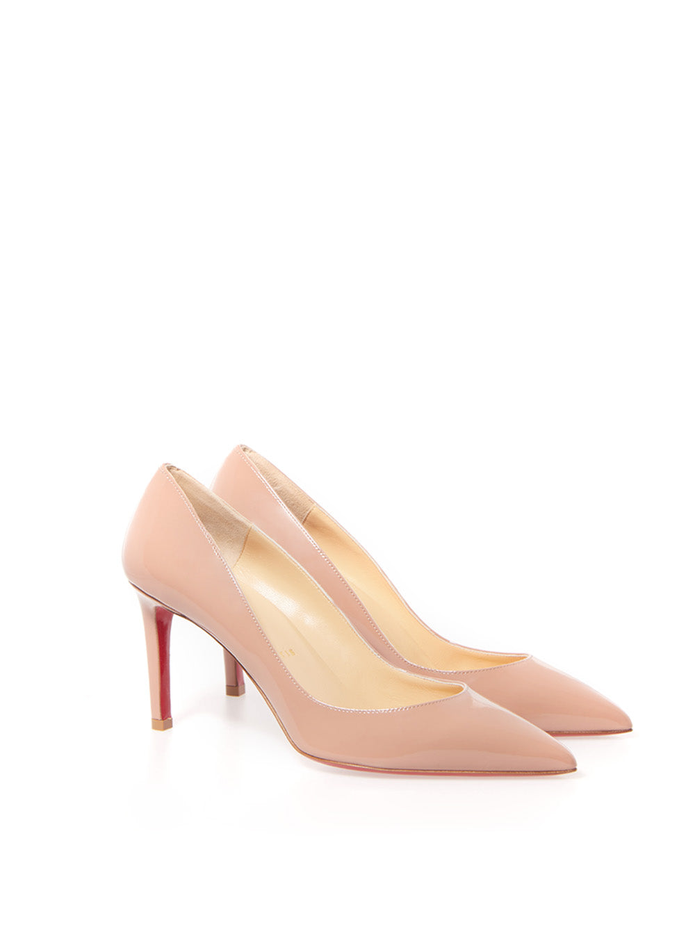 Christian Louboutin Pink Patent Leather Kate Décolleté