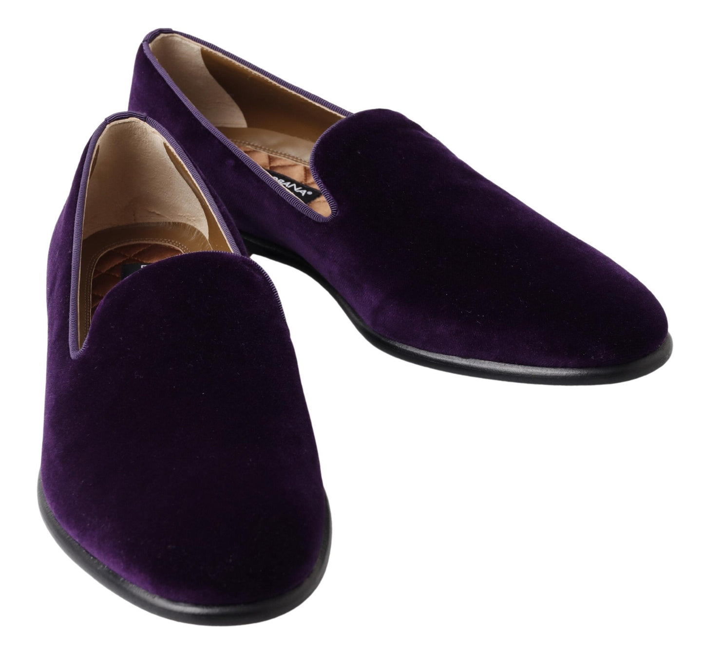 Dolce & Gabbana Elegant Purple Slipper Loafers