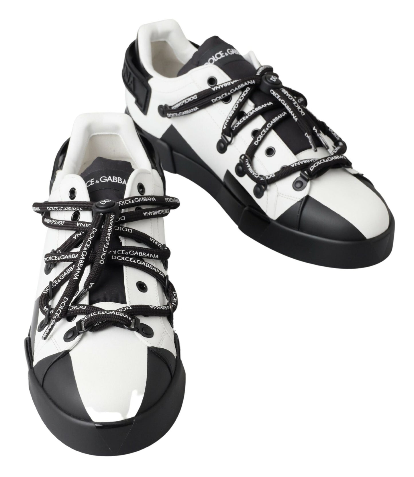 Dolce & Gabbana Elegant Portofino Leather Low Top Sneakers