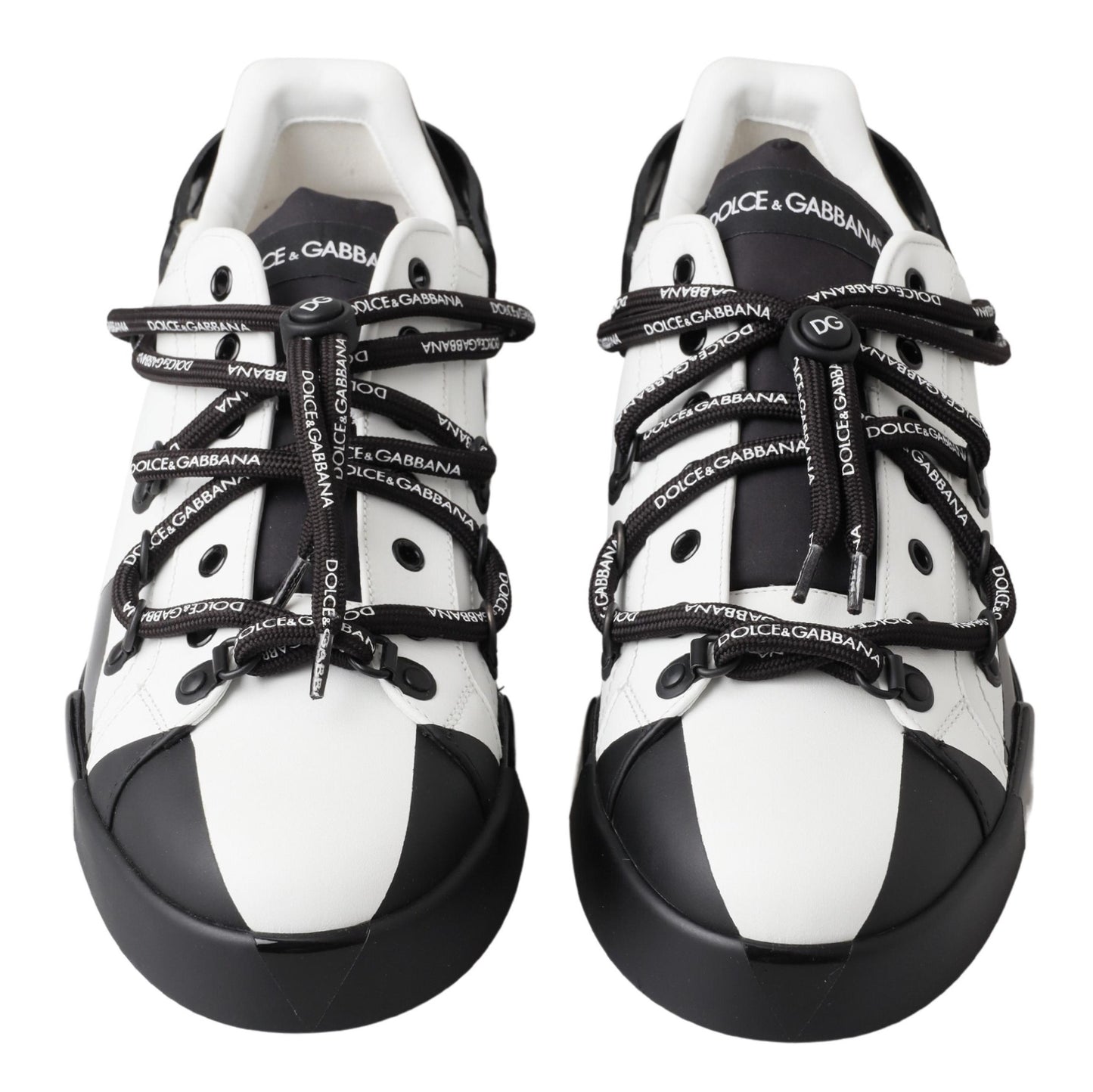 Dolce & Gabbana Elegant Portofino Leather Low Top Sneakers