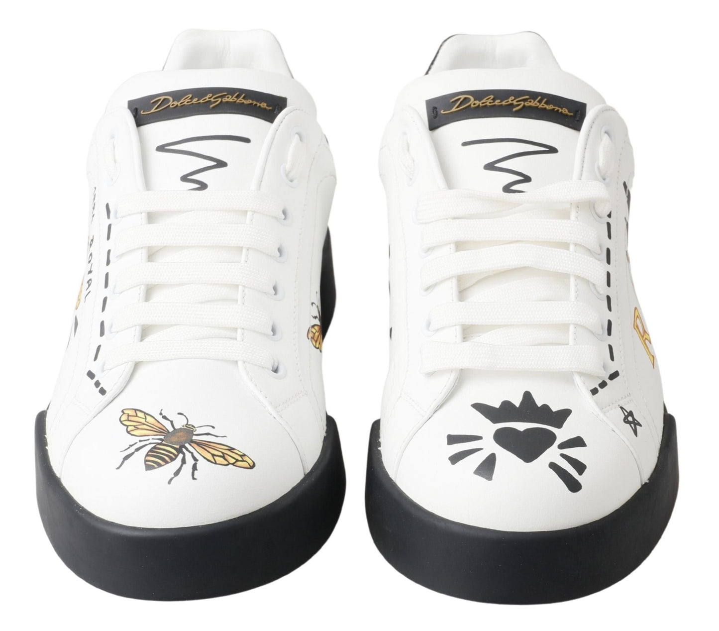 Dolce & Gabbana Elegant Portofino Low Top Sneakers - Pristine White