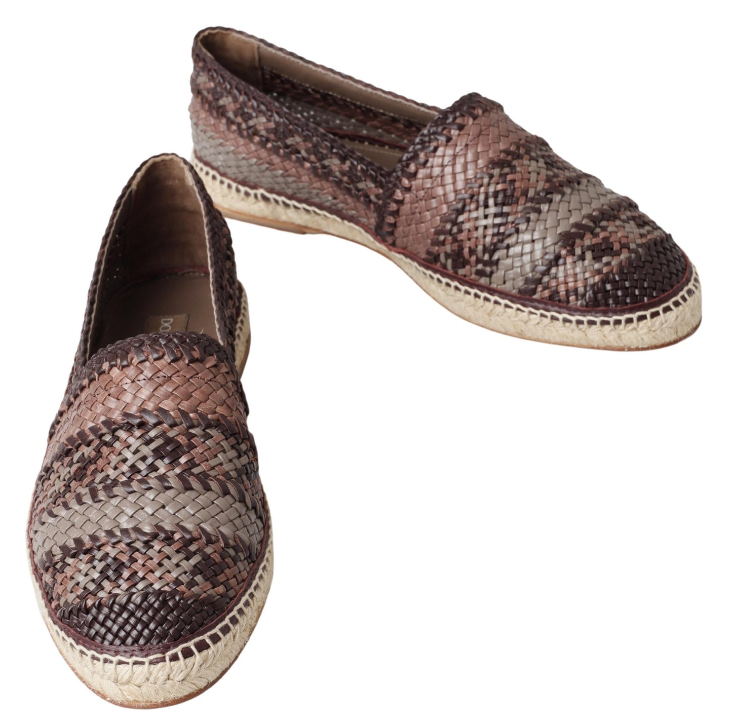 Dolce & Gabbana Multicolor Buffalo Leather Espadrilles