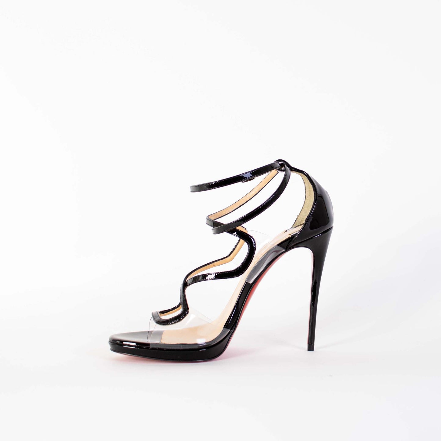 Christian Louboutin Elegant Heeled Black Sandals