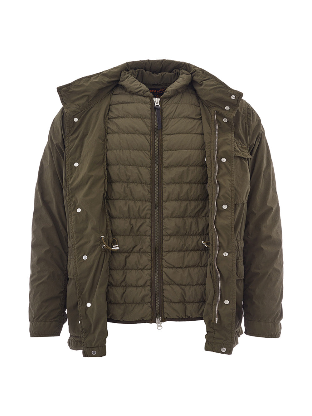 Woolrich Elegant Green Tech Fabric Jacket