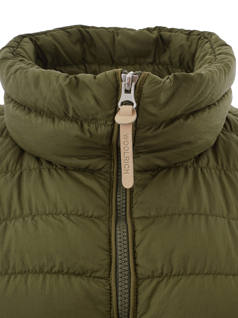 Woolrich Elegant Green Quilted Bomber Jacket