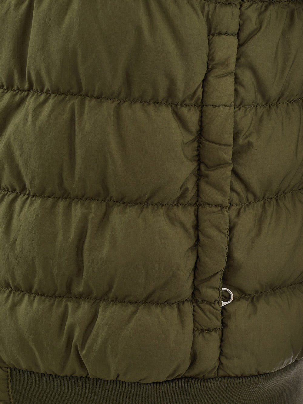 Woolrich Elegant Green Quilted Bomber Jacket