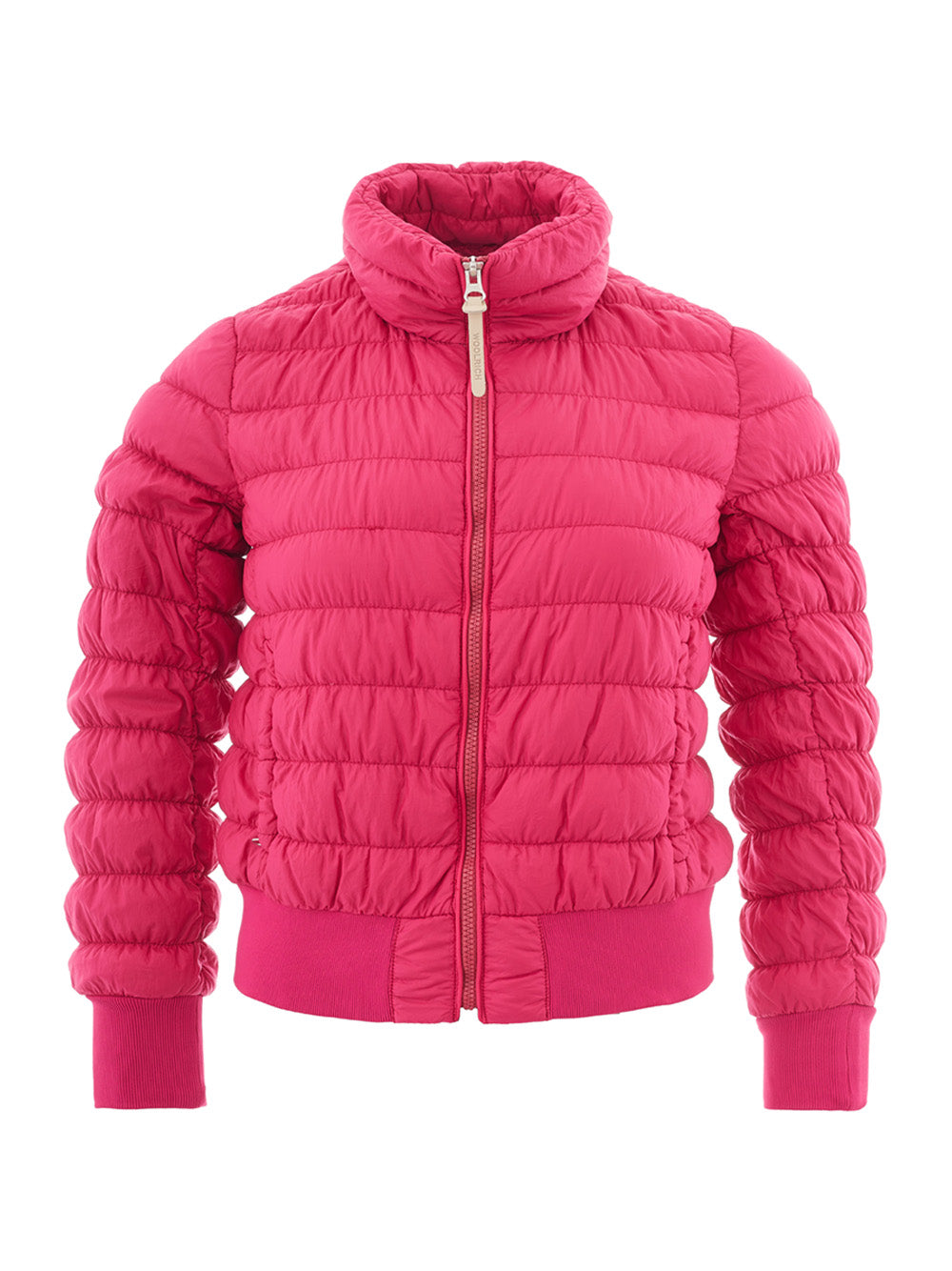 Woolrich Elegant Fuchsia Bomber Jacket - Trendy Women's Outerwear