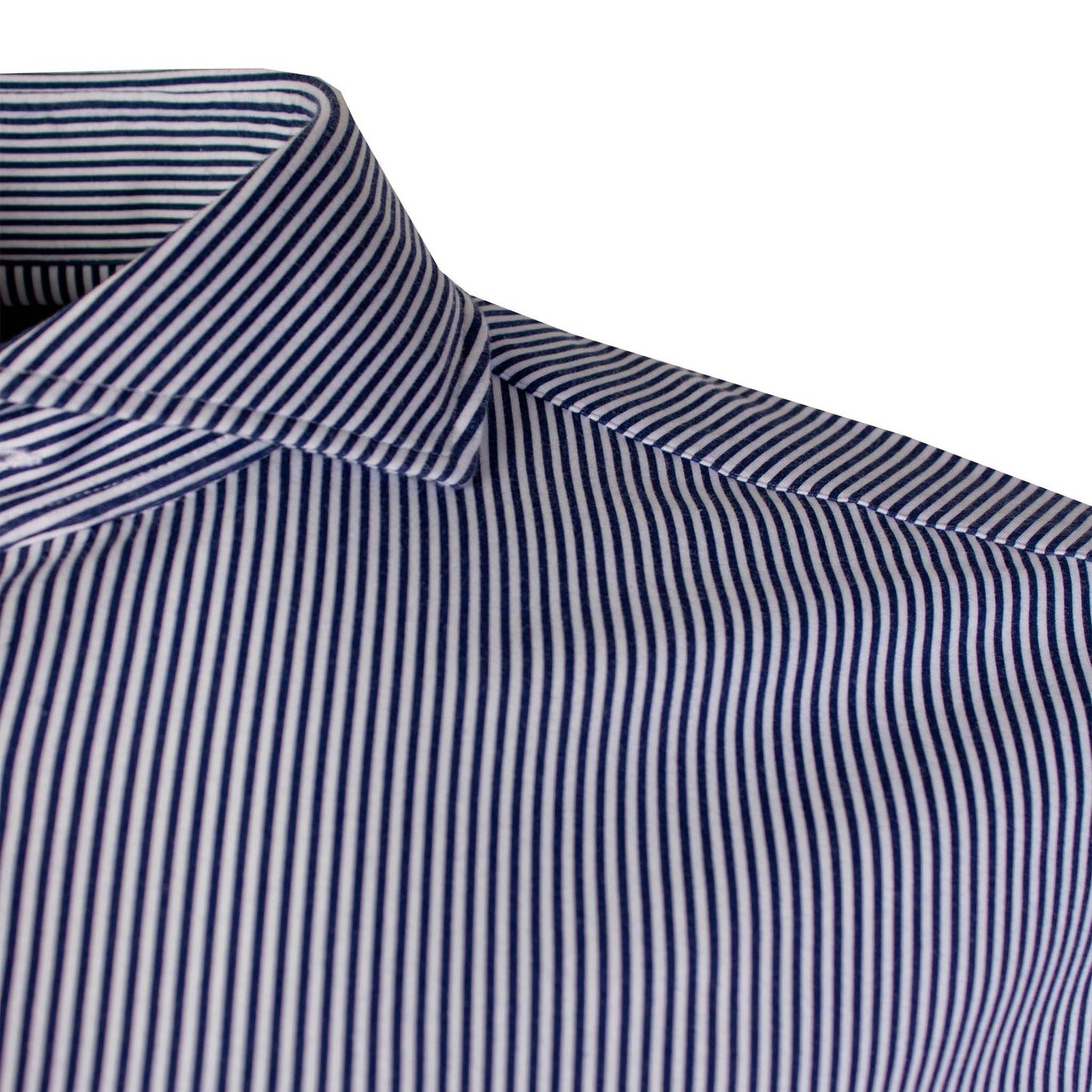 Lardini Light Blue Striped Slim Fit Shirt