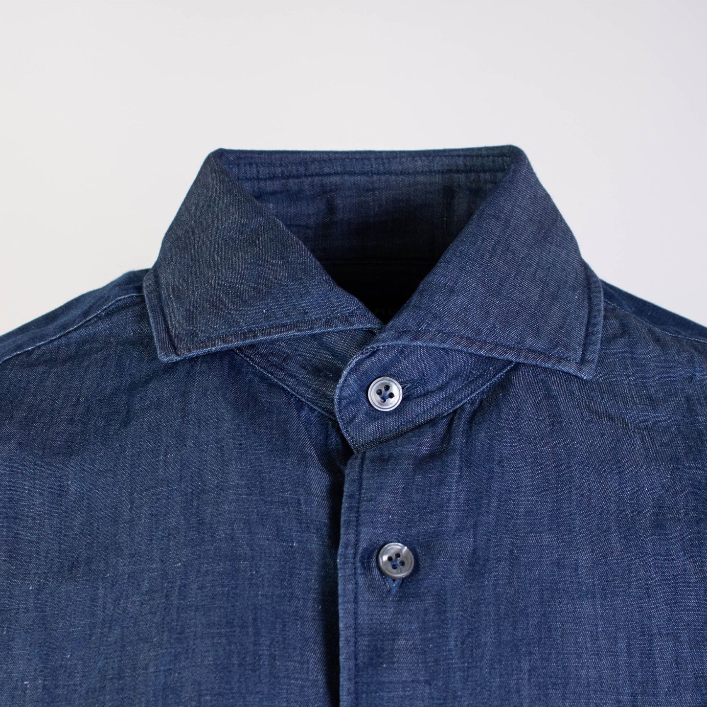 Lardini Elegant Embroidered Denim Shirt