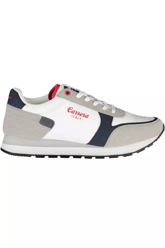 Carrera Chic White Sneakers with Contrasting Accents