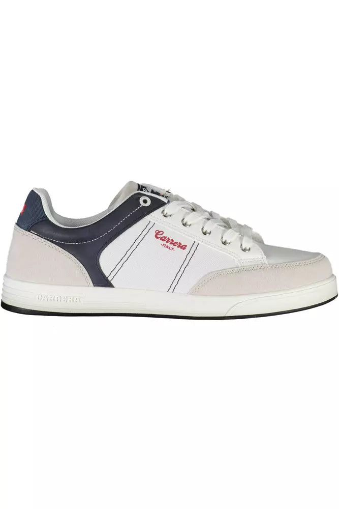 Carrera Sleek White Sports Sneakers with Contrasting Accents