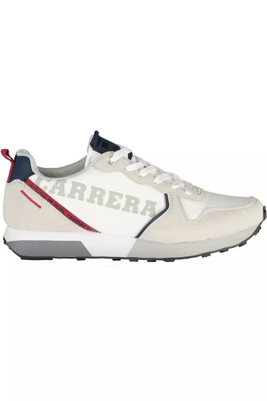 Carrera Sleek White Sneakers with Contrasting Accents