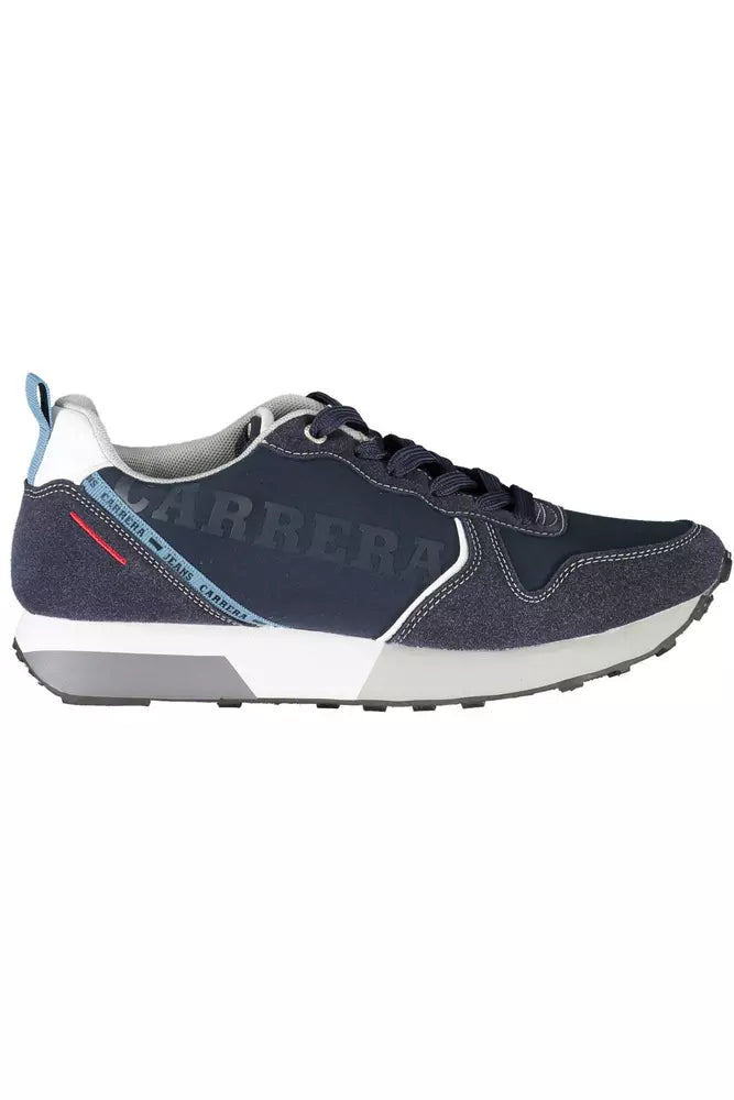 Carrera Sleek Blue Sports Sneakers with Contrasting Details