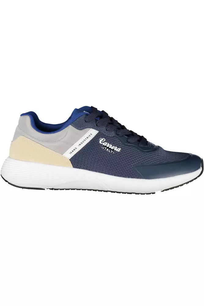 Carrera Sleek Blue Sneakers with Contrasting Accents