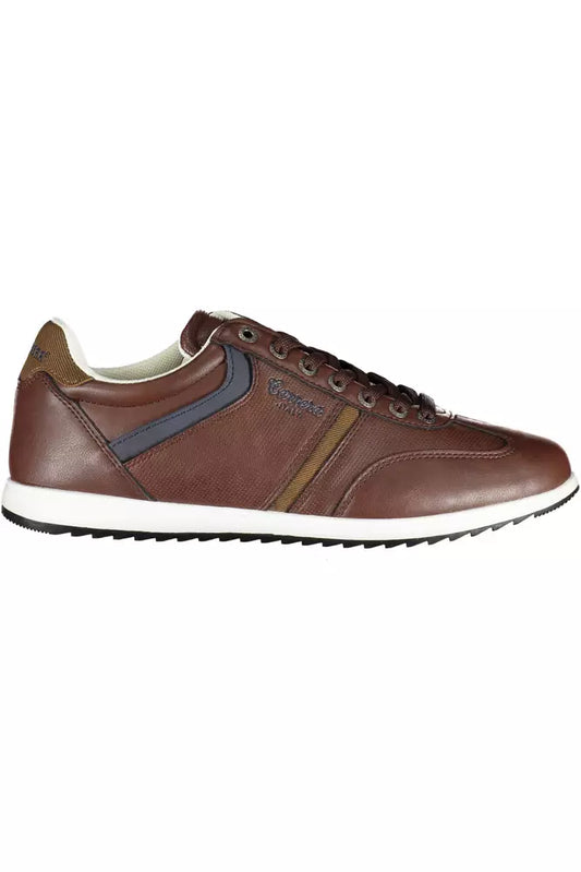 Carrera Sleek Brown Sneakers with Contrasting Accents