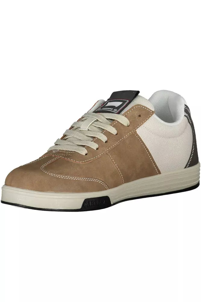 Carrera Sleek Brown Sneakers with Contrasting Details