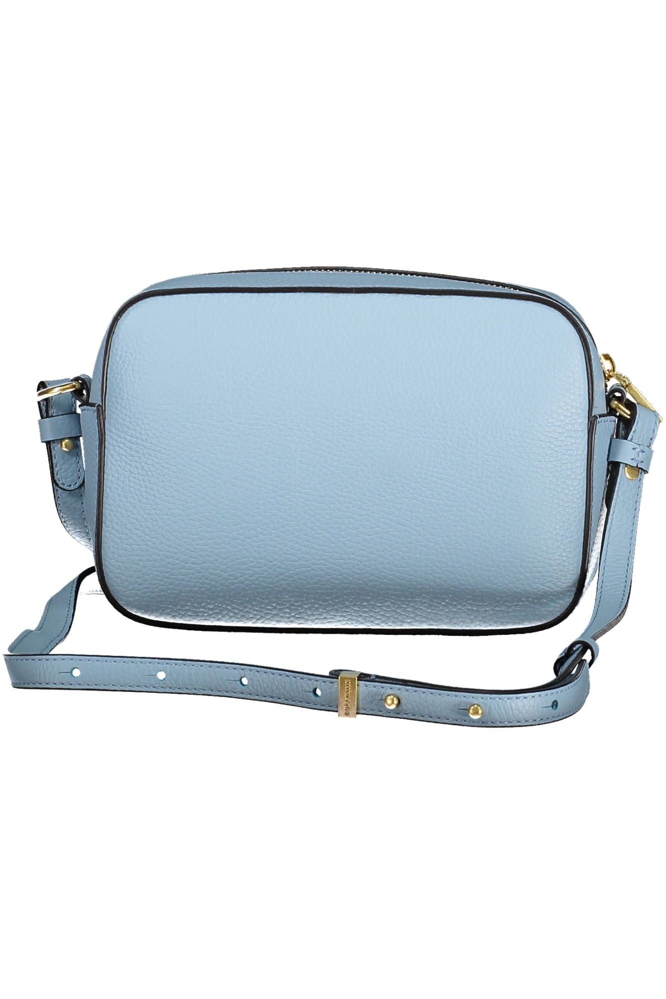 Coccinelle Chic Light Blue Leather Shoulder Bag