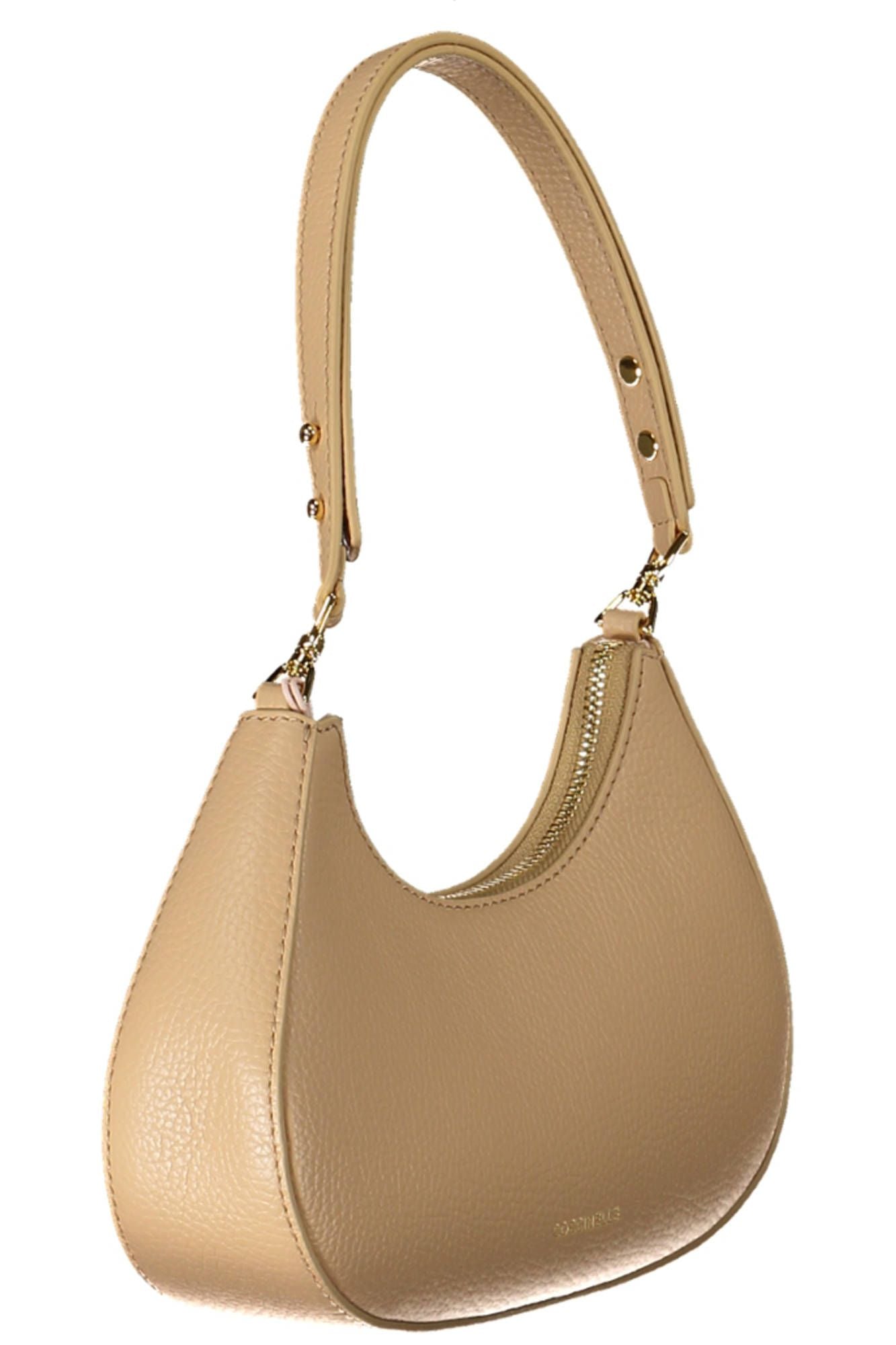 Coccinelle Beige Leather Chic Shoulder Bag