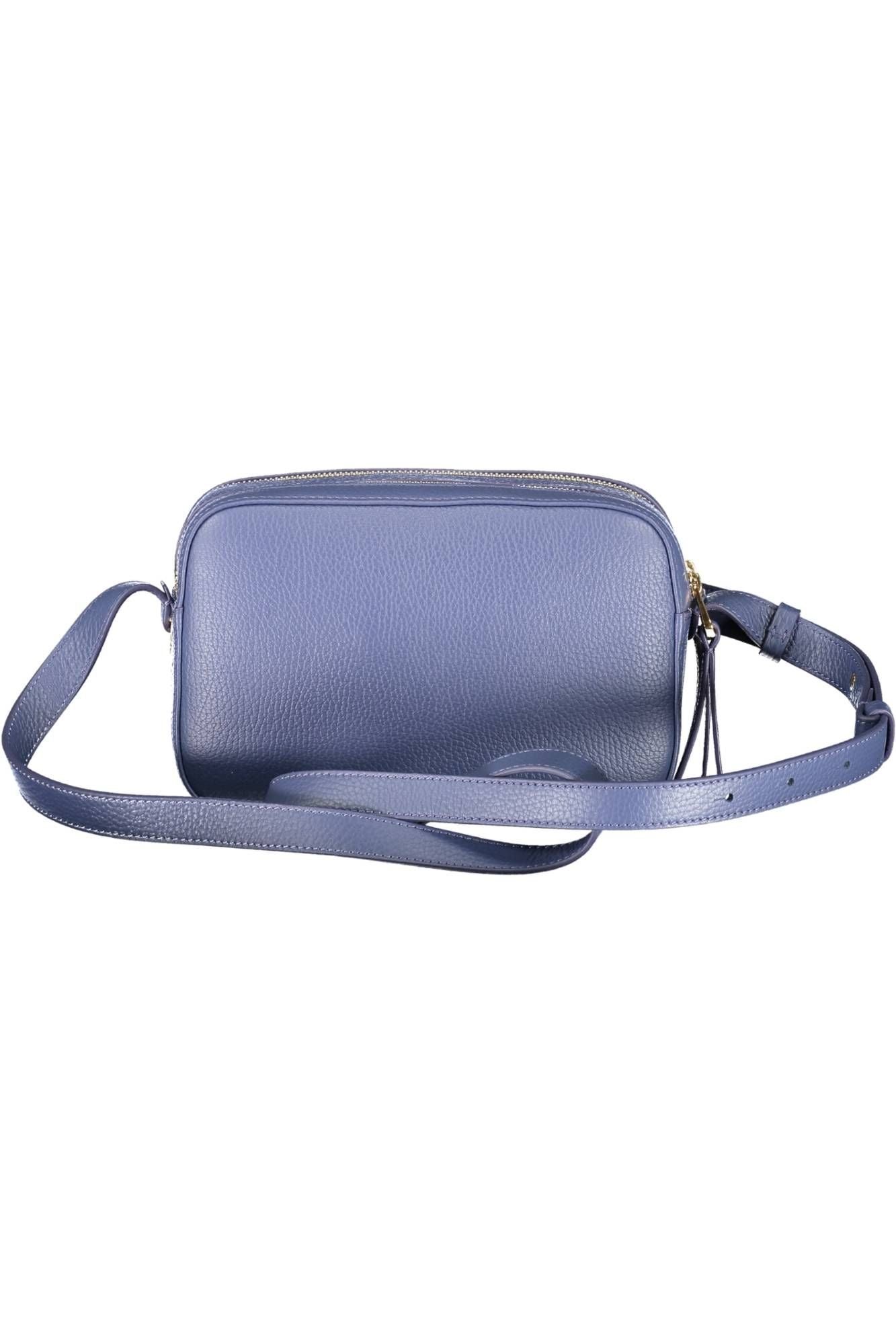 Coccinelle Elegant Blue Leather Shoulder Bag