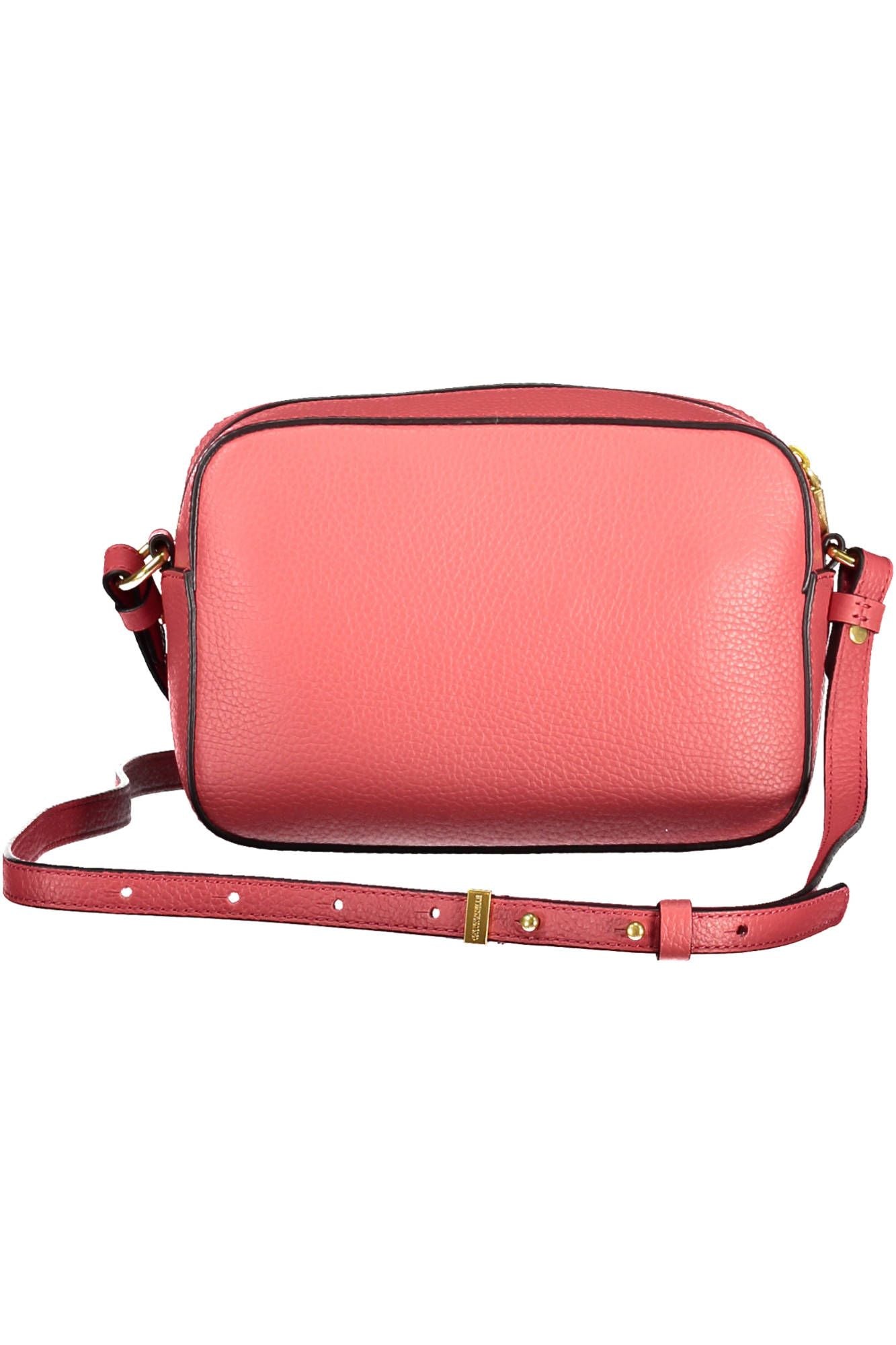 Coccinelle Elegant Pink Leather Shoulder Bag