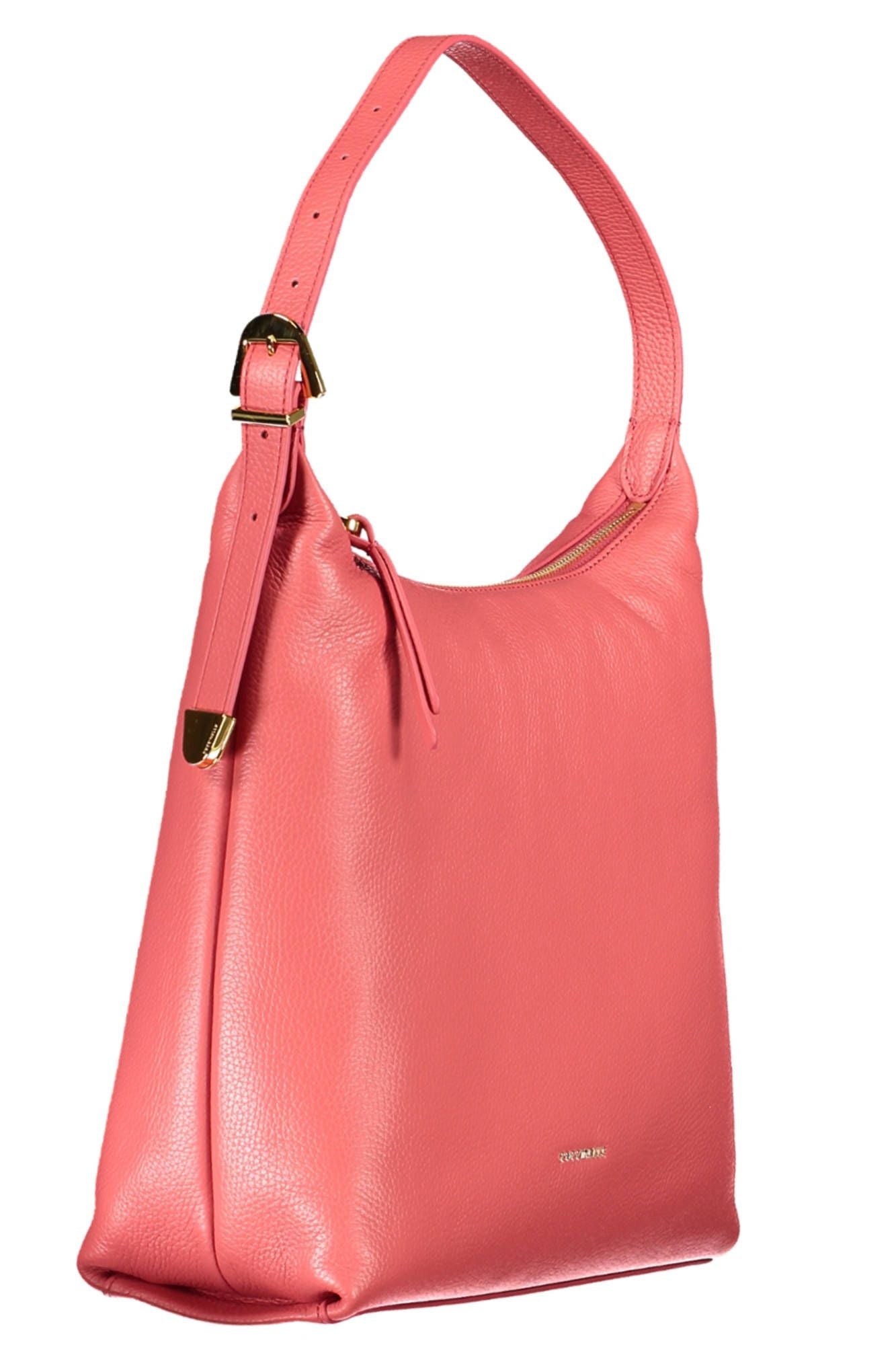 Coccinelle Elegant Pink Leather Shoulder Bag