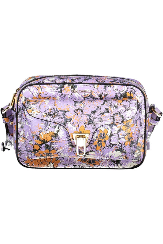 Coccinelle Elegant Purple Leather Shoulder Bag