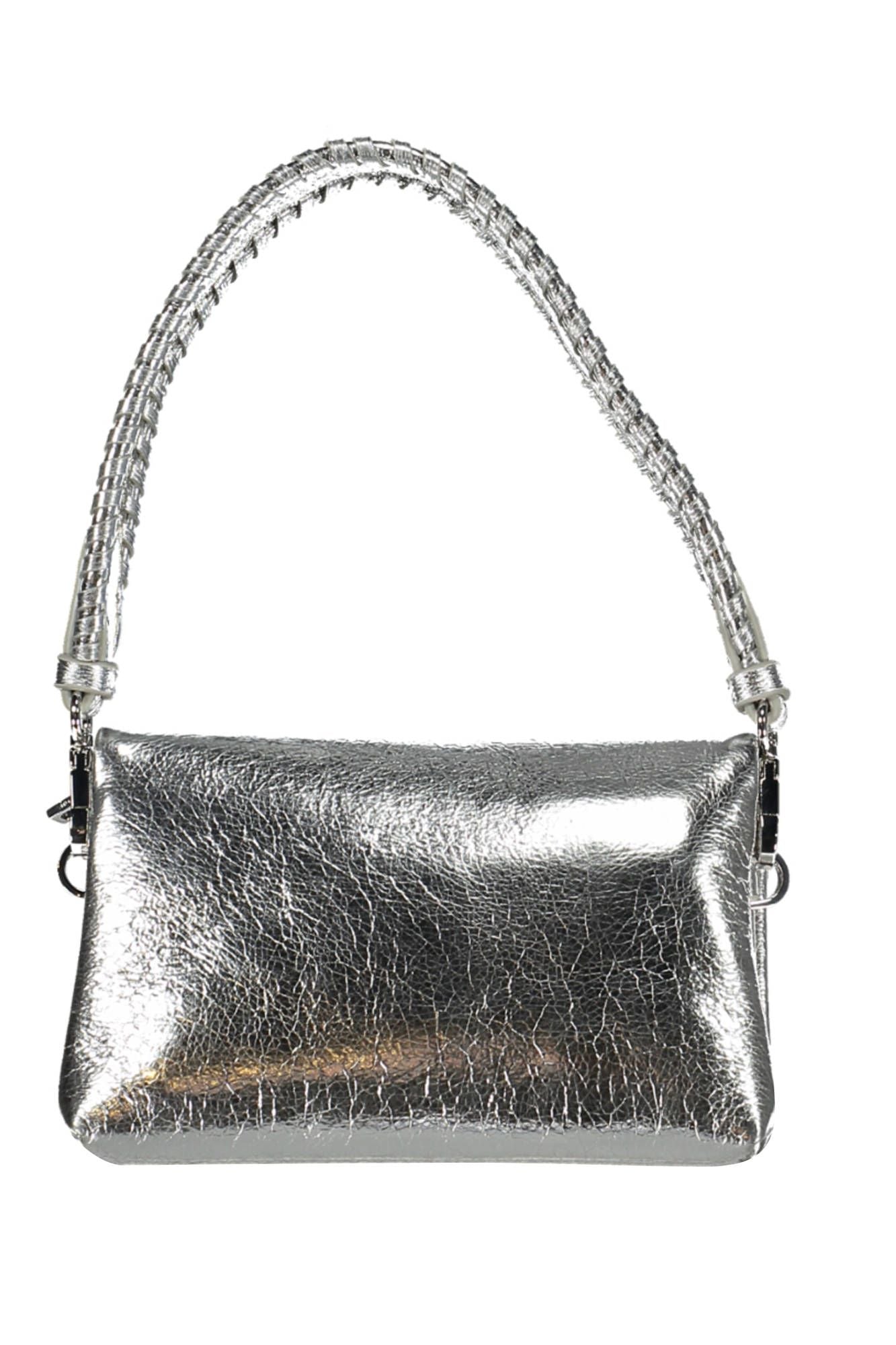 Desigual Chic Silver Polyurethane Shoulder Bag