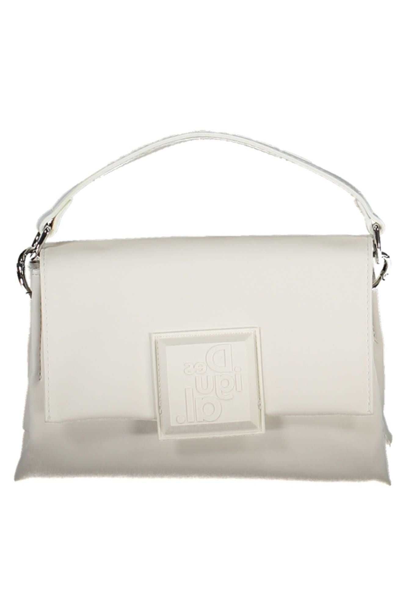 Desigual Chic White Contrasting Detail Handbag