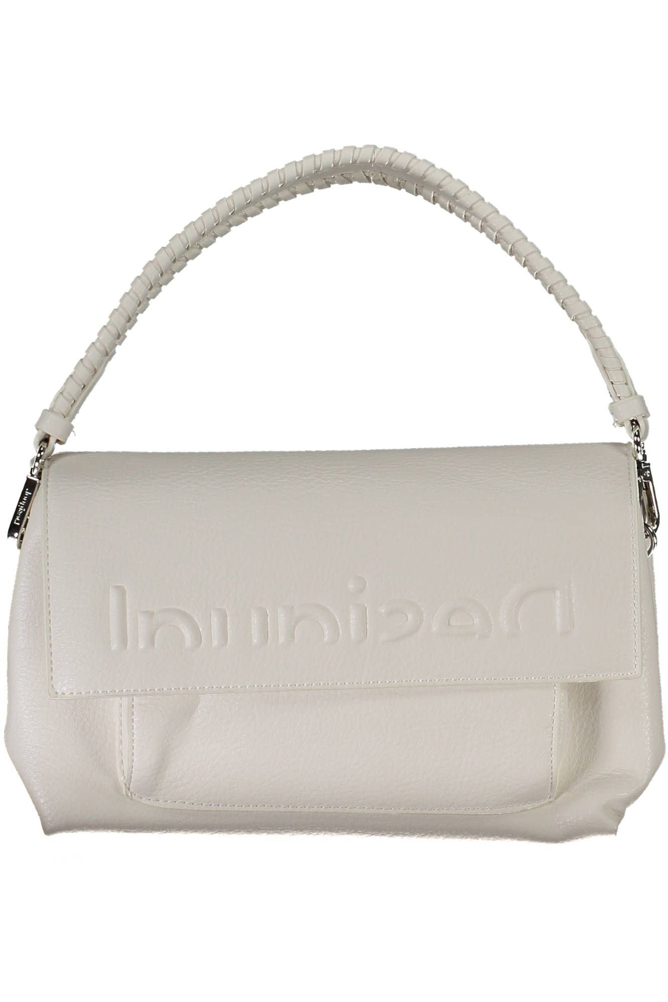 Desigual Chic White Polyurethane Shoulder Bag