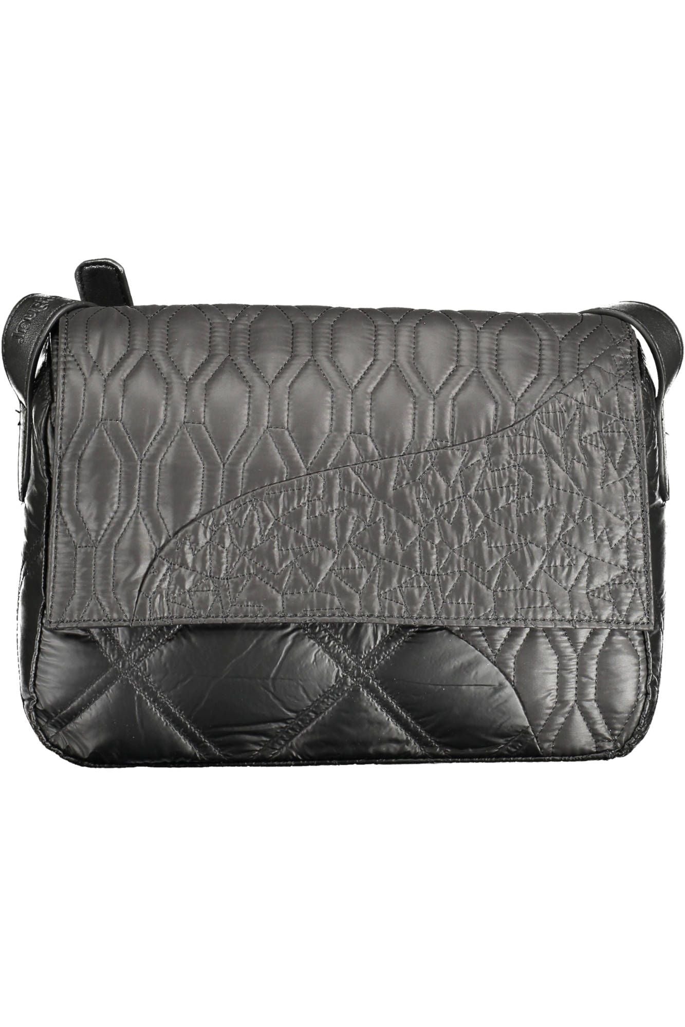 Desigual Chic Contrast Detail Black Shoulder Bag