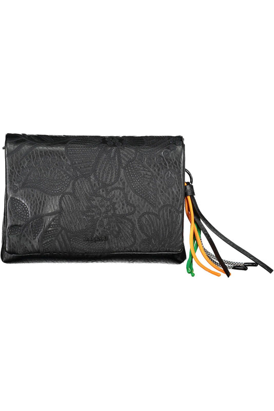 Desigual Chic Noir Contrast Detail Handbag