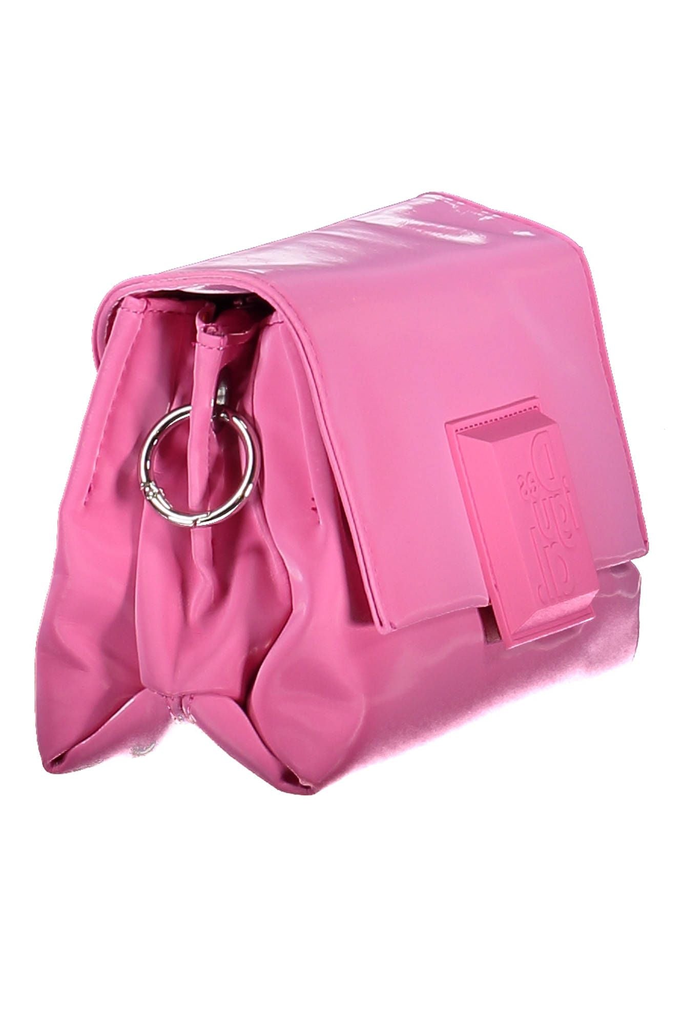 Desigual Chic Pink Contrast Detail Handbag