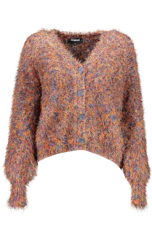 Desigual Multicolor Long Sleeve Logo Cardigan