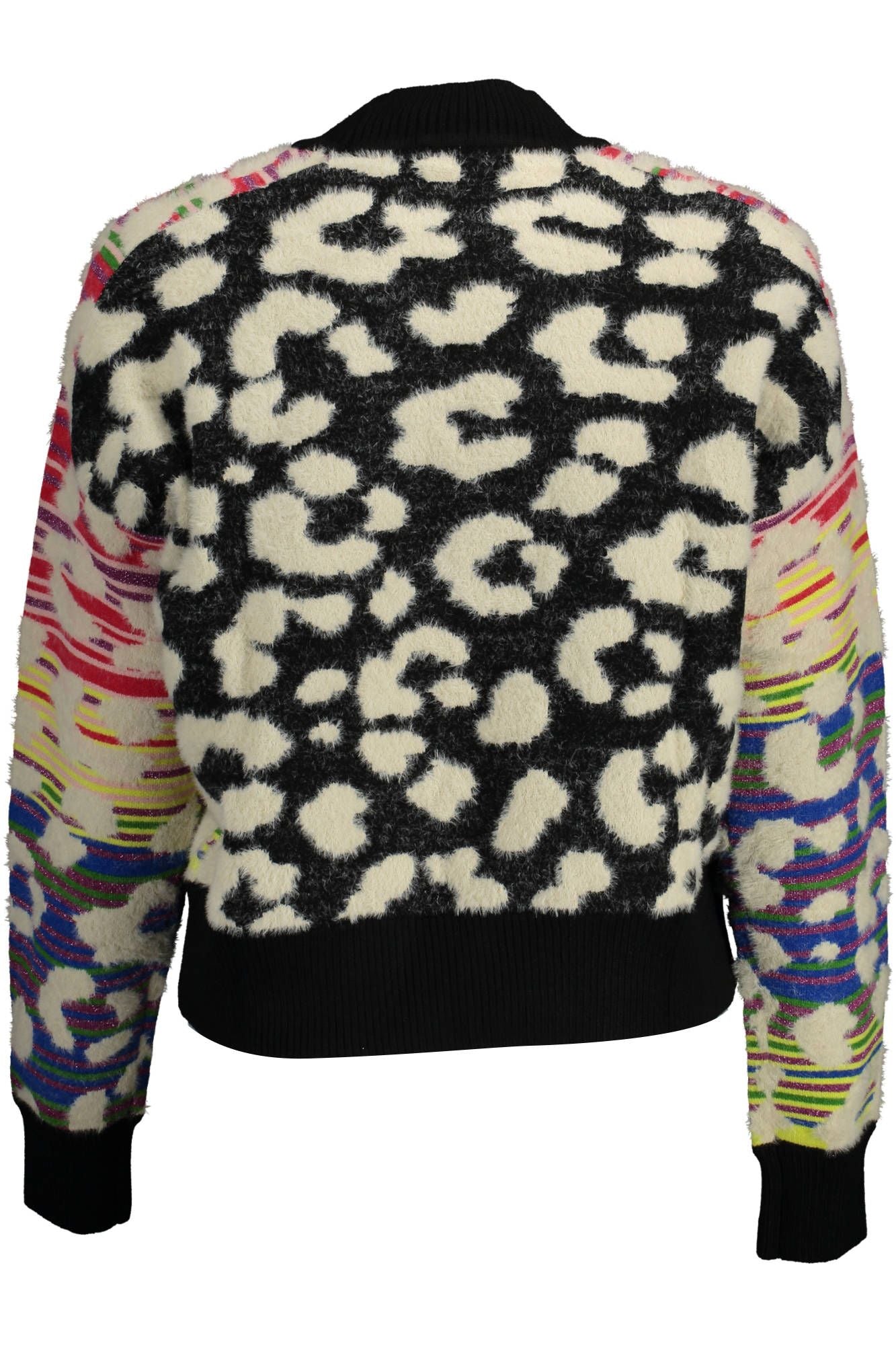 Desigual Chic Blue Contrasting Details Sweater