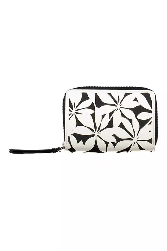 Desigual Chic White Tri-Compartment Wallet