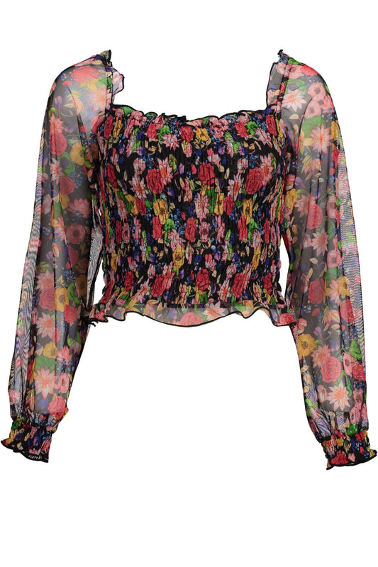 Desigual Elegant Long Sleeve Printed T-Shirt