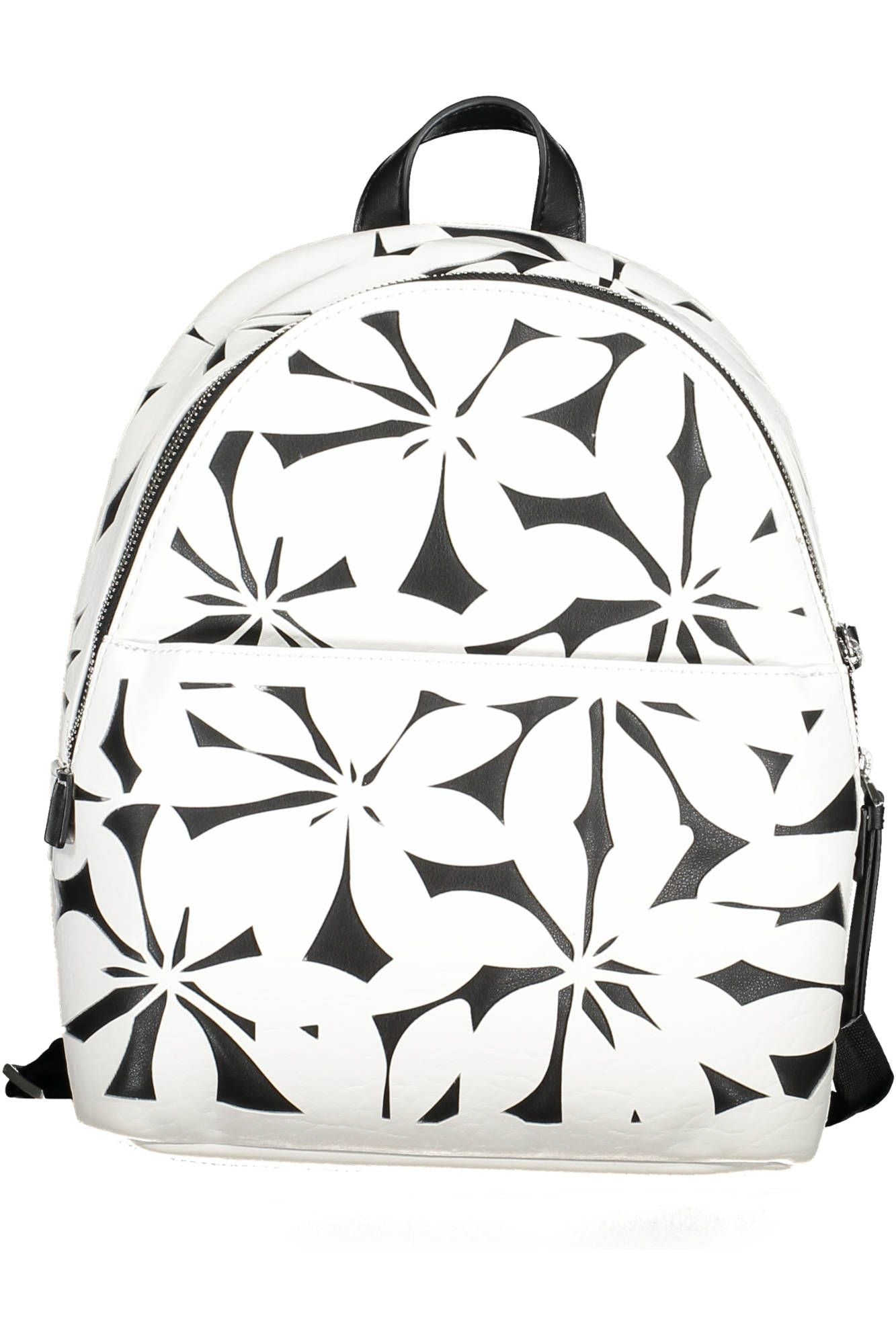 Desigual Chic White Contrasting Detail Backpack