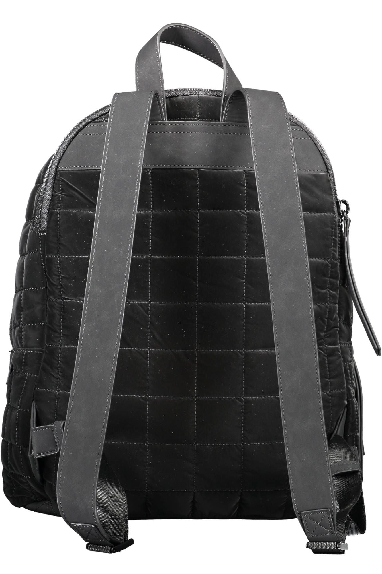 Desigual Sleek Urban Black Backpack with Contrasting Details