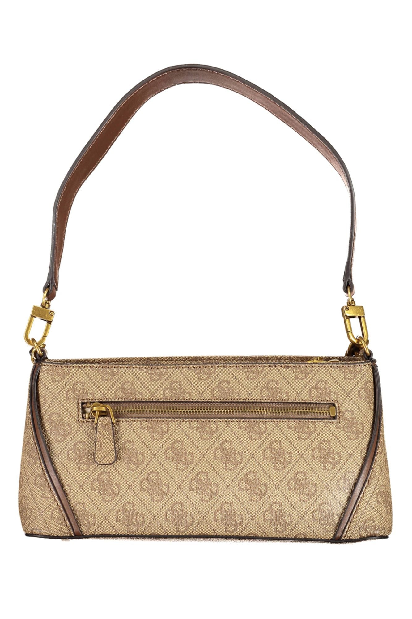 Guess Jeans Beige Chic Chain-Handle Handbag