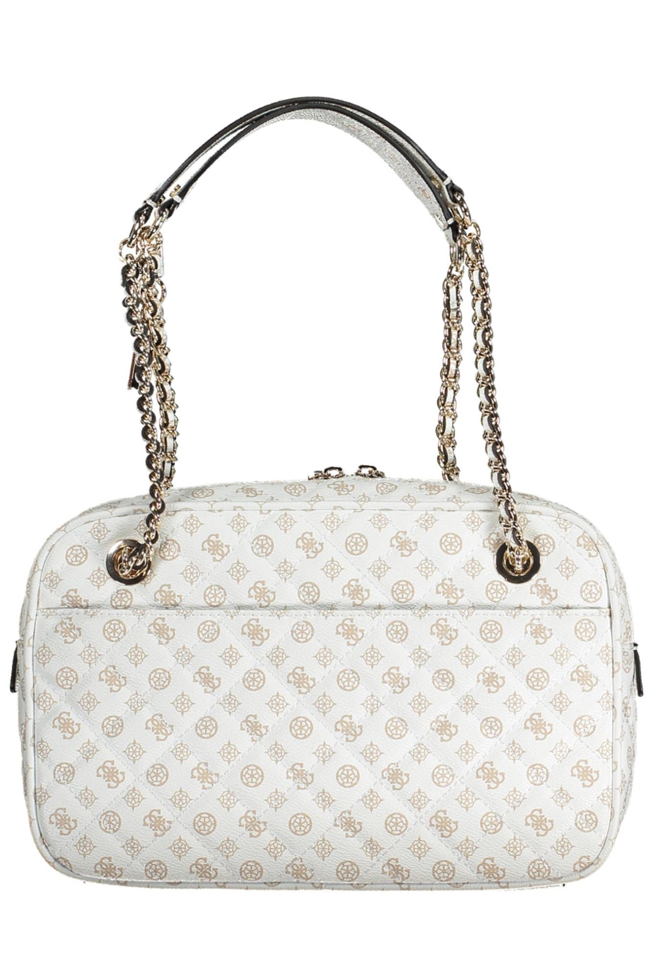 Guess Jeans Chic White Chain Shoulder Handbag