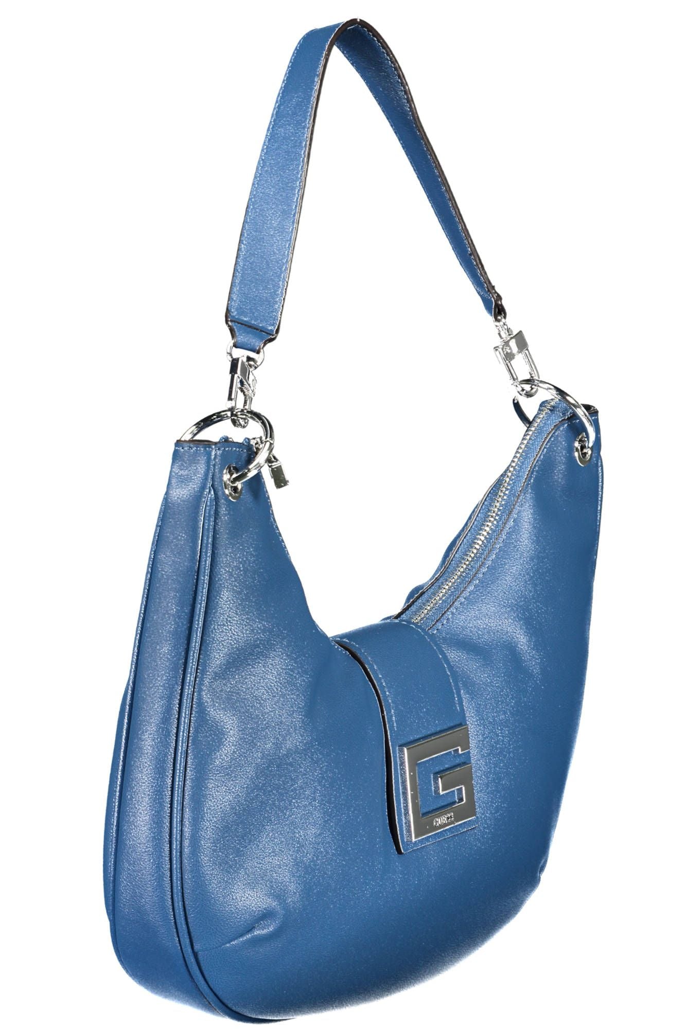 Guess Jeans Elegant Blue Handbag with Detachable Strap