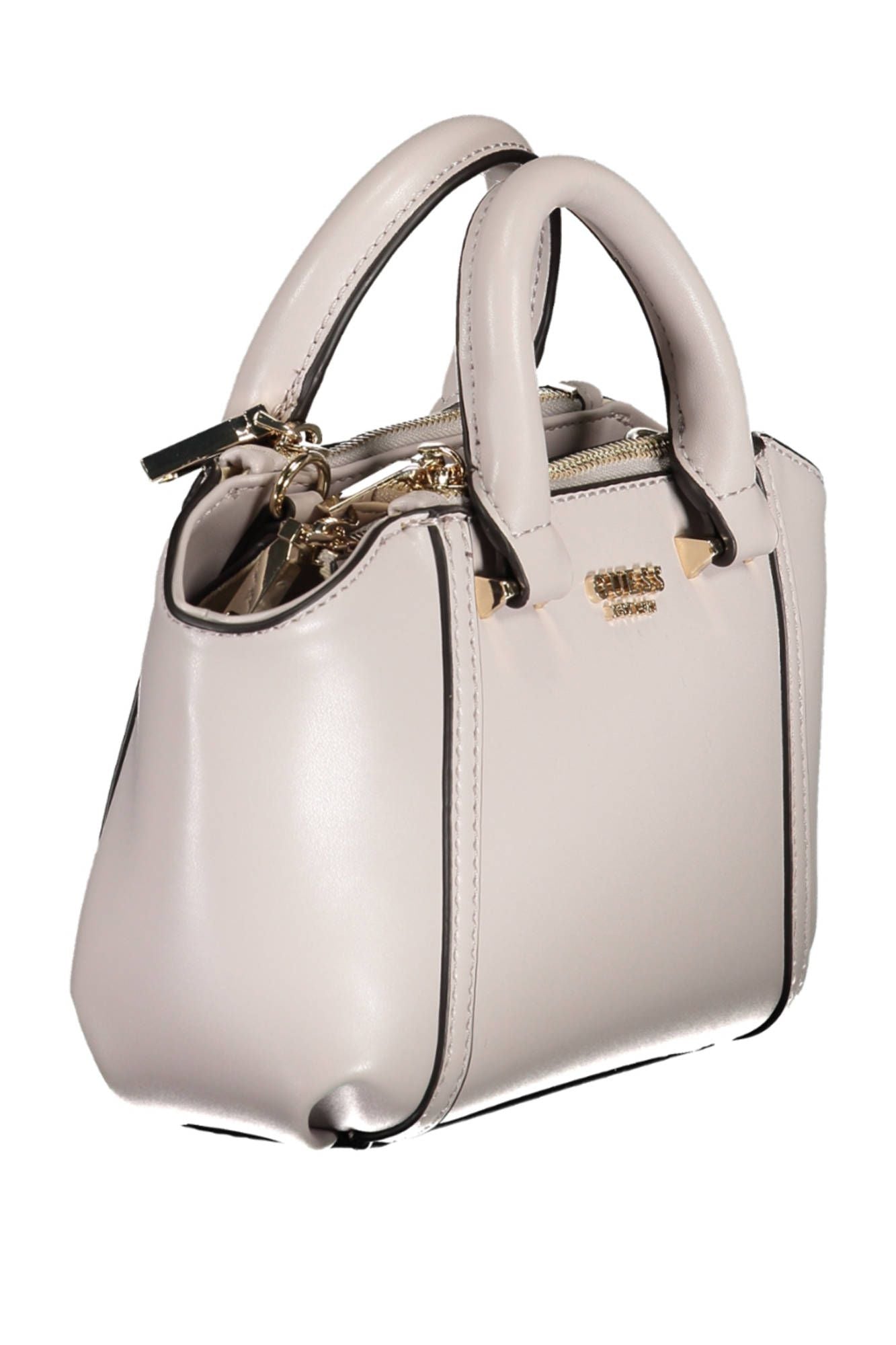 Guess Jeans Chic Gray Guess Shoulder Bag with Contrasting Details