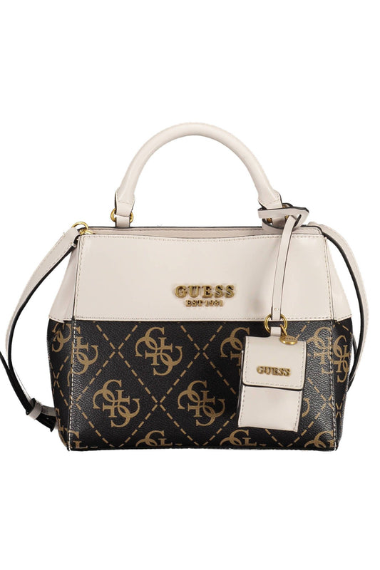 Guess Jeans Chic Versatile Brown Handbag for Everyday Elegance