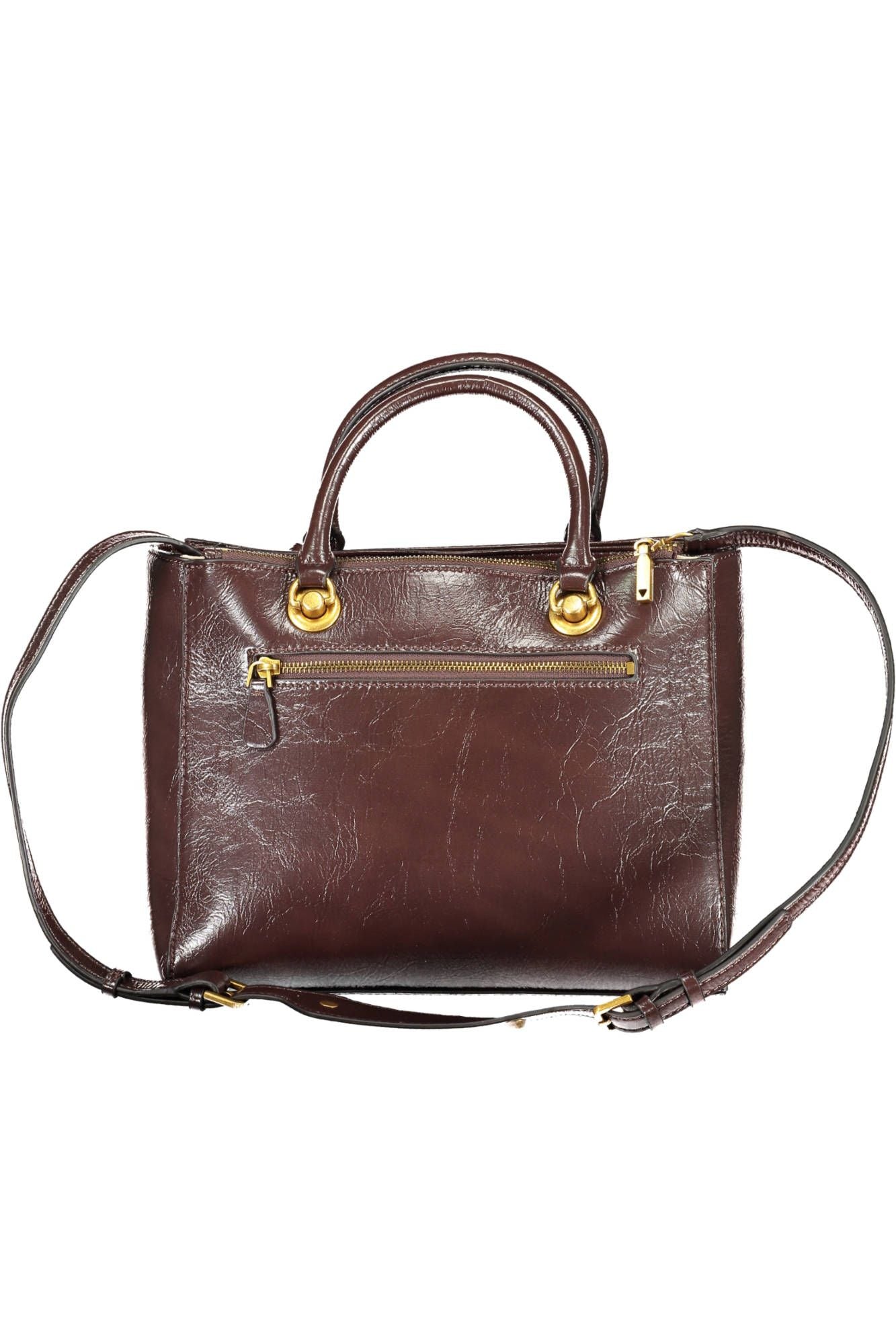 Guess Jeans Elegant Brown Polyurethane Handbag with Logo