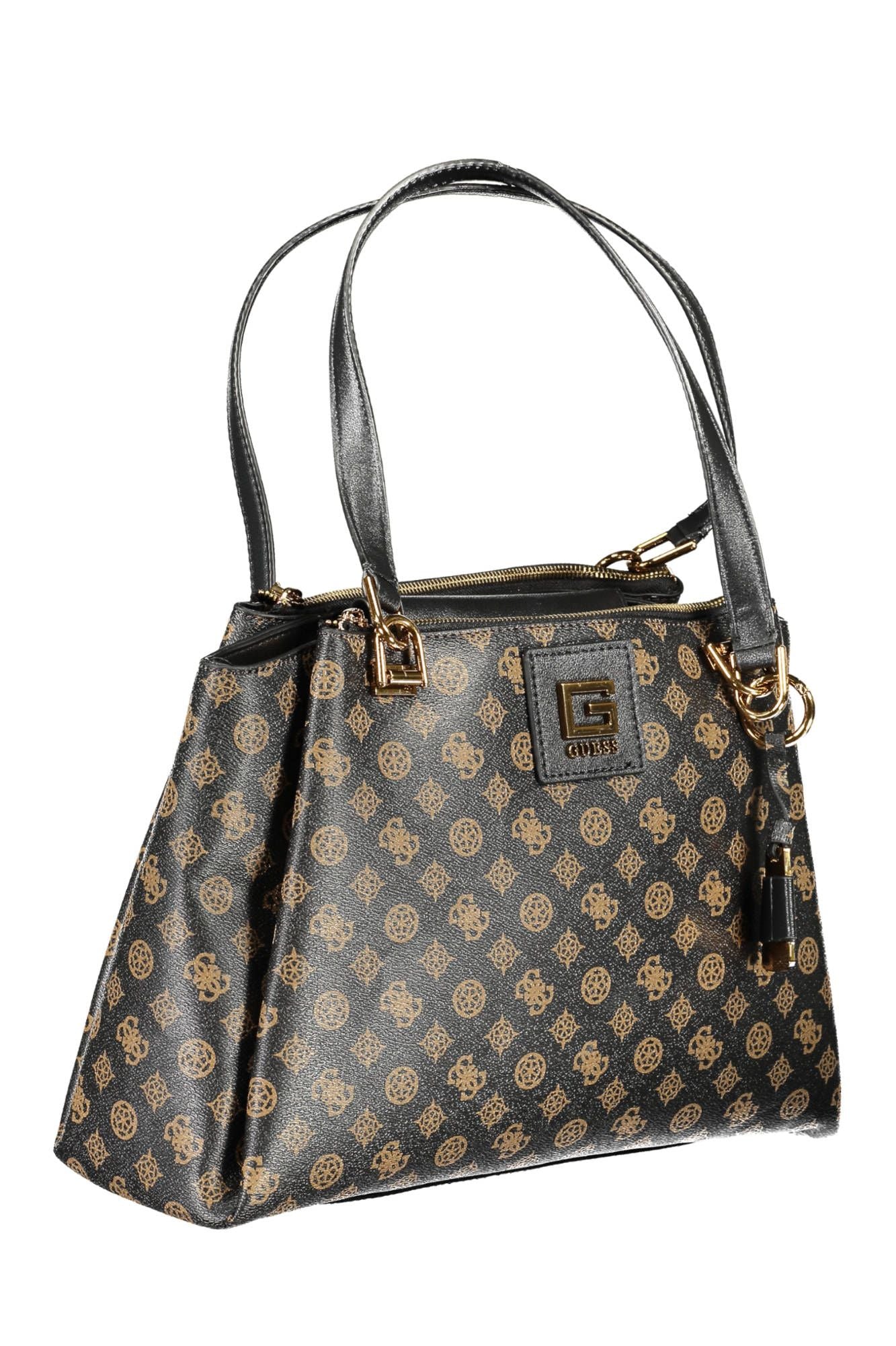 Guess Jeans Chic Brown Polyurethane Shoulder Bag