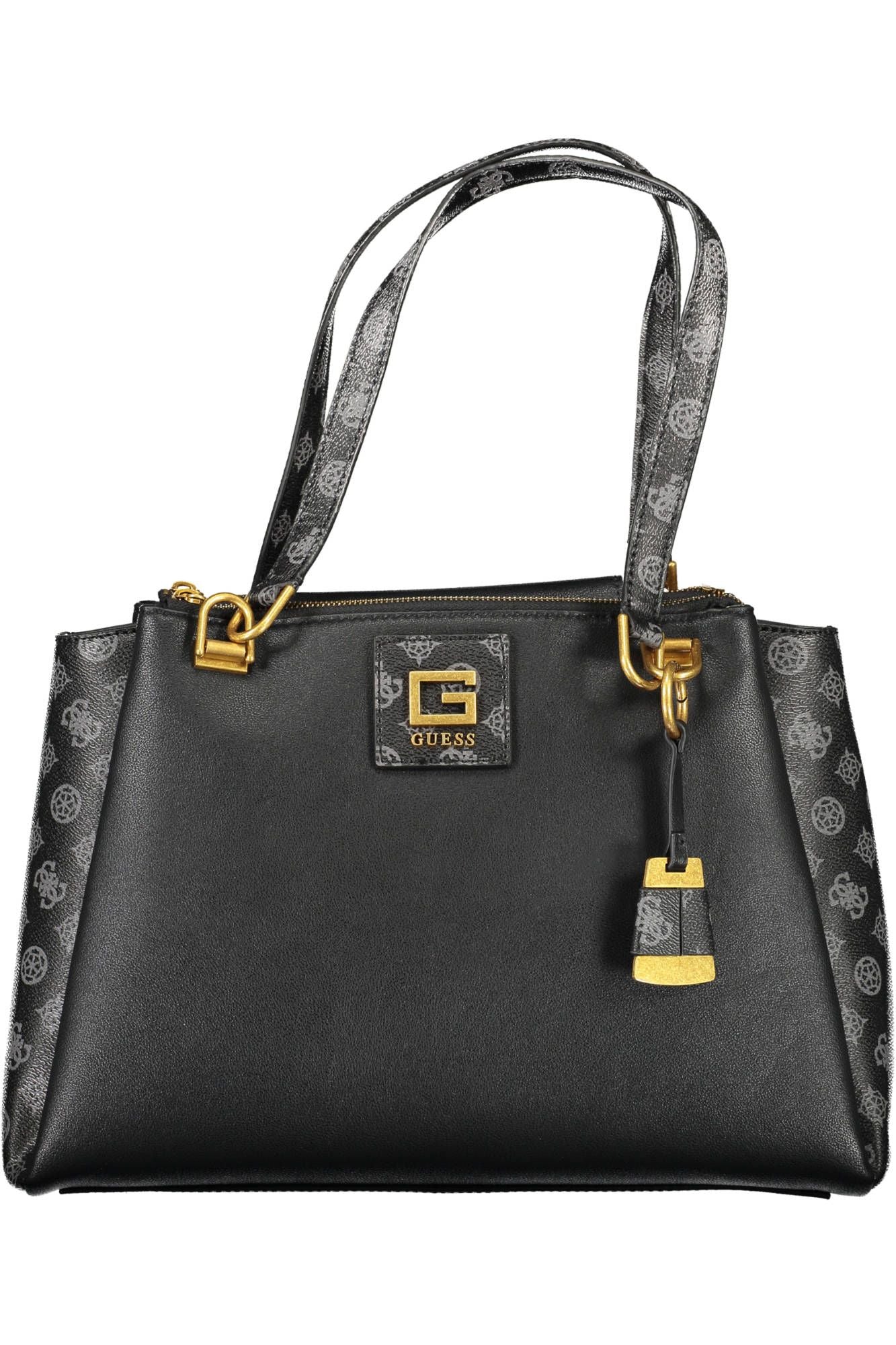 Guess Jeans Chic Contrasting Detail Black Handbag