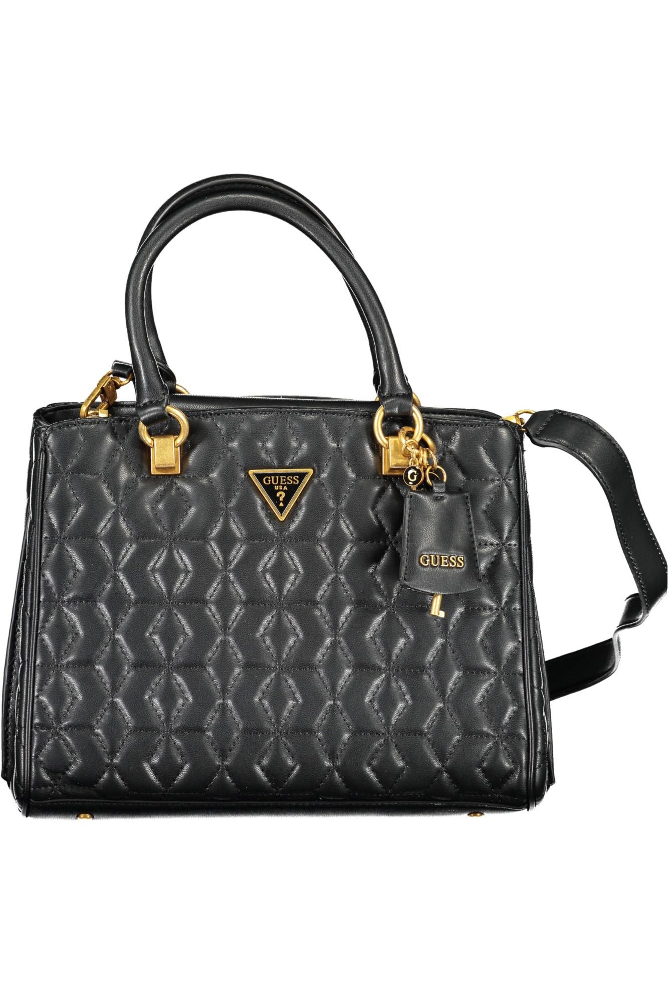 Guess Jeans Chic Black Polyurethane Handbag